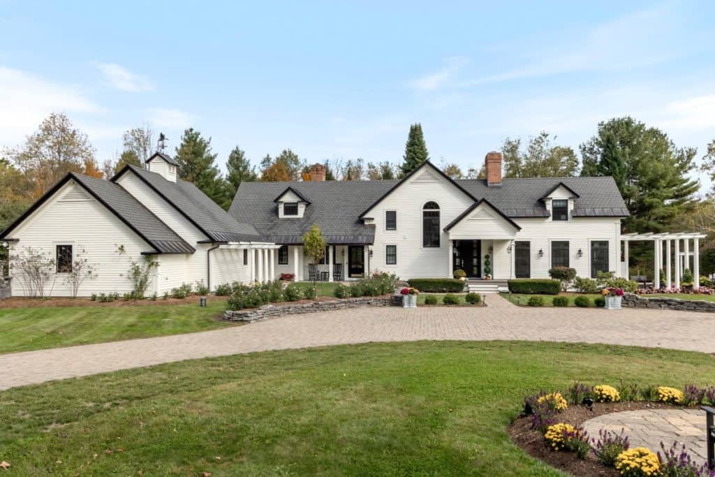 White Country Home