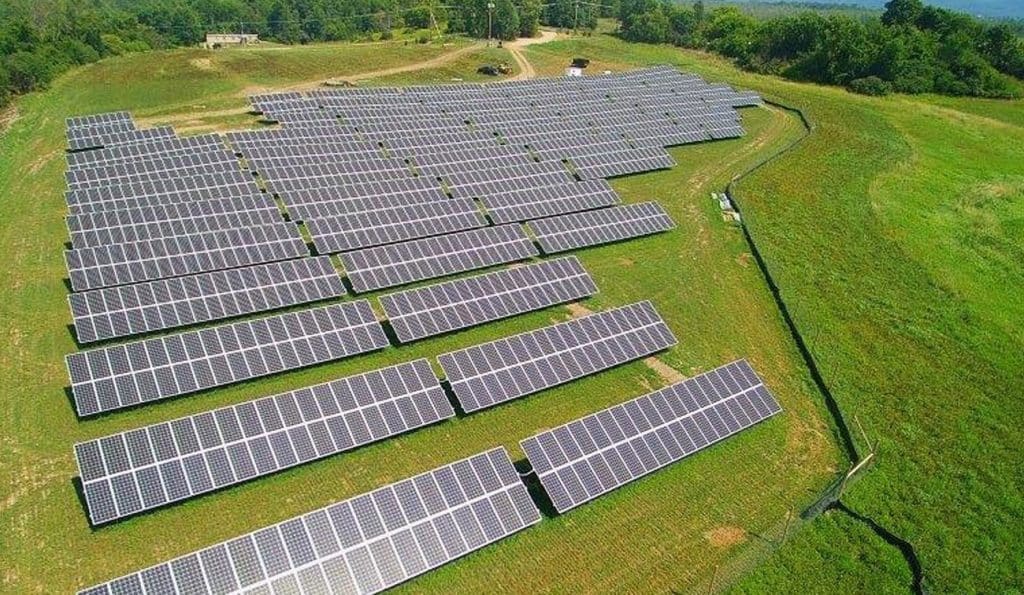 Solar Panel Array Installation